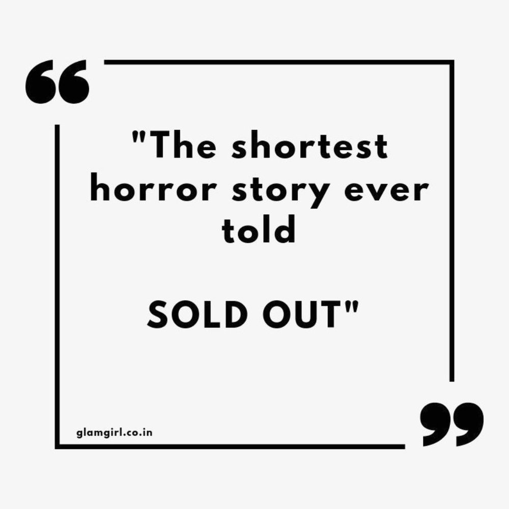 SOLD OUT!